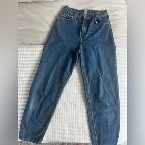 Totême Tapered Leg Classic Blue Women's Jeans